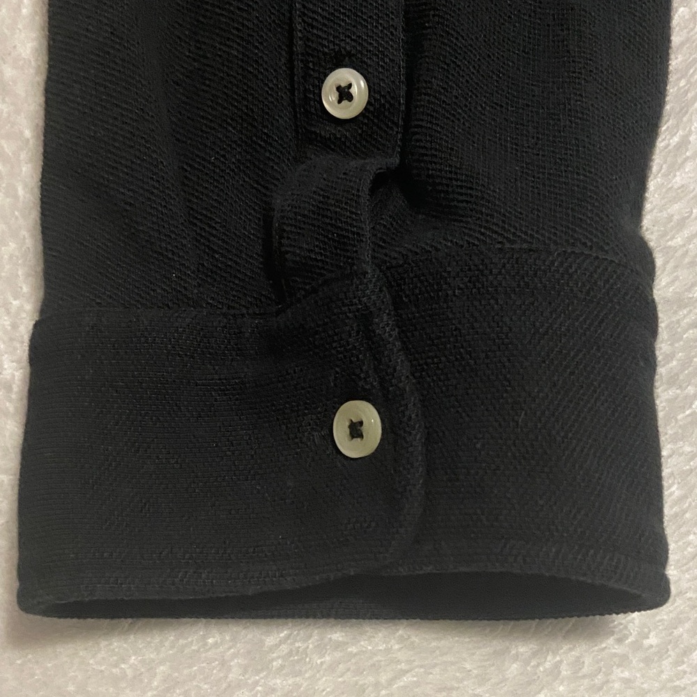 Polo by Ralph Lauren Black Long-Sleeve Polo with Red Logo - Picture 8 of 9
